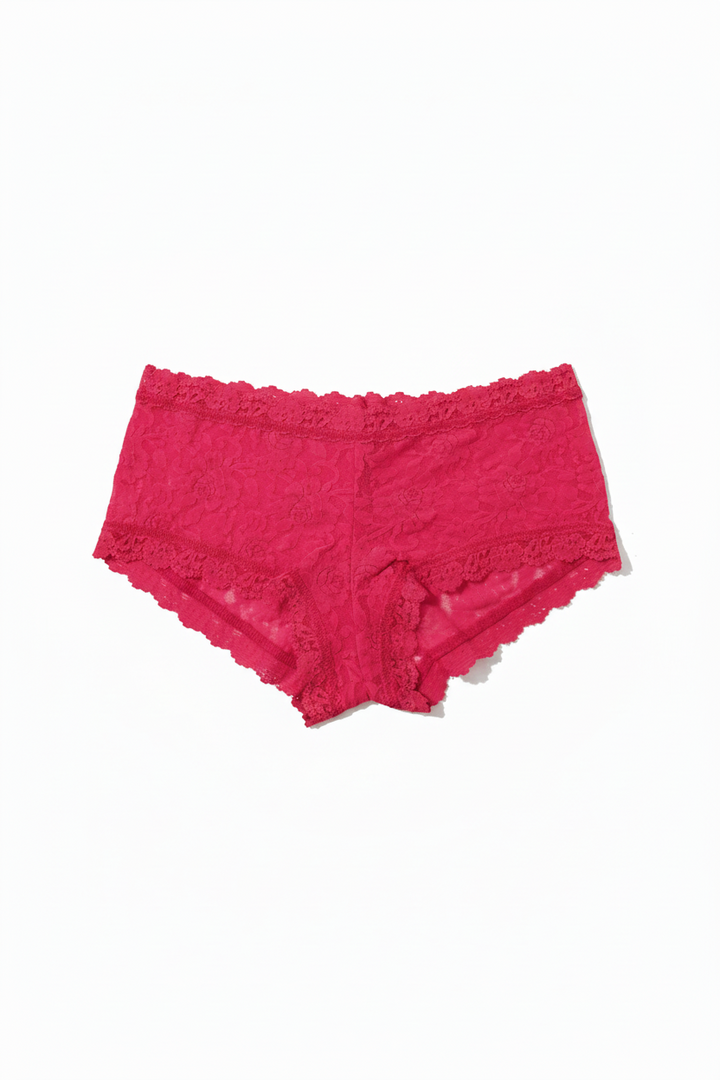 Strawberry Lace Boyshort - Marmalade Base
