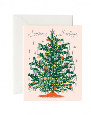 Tinsel Tree Card - Beestung Lingerie