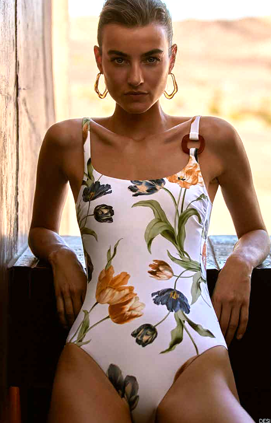 Tulipe Square Neck Swimsuit