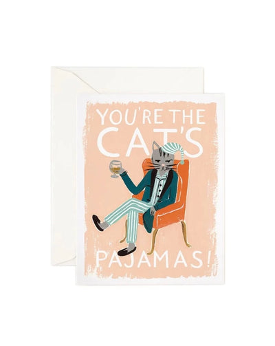 You're the Cat's Pajamas Card - Beestung Lingerie