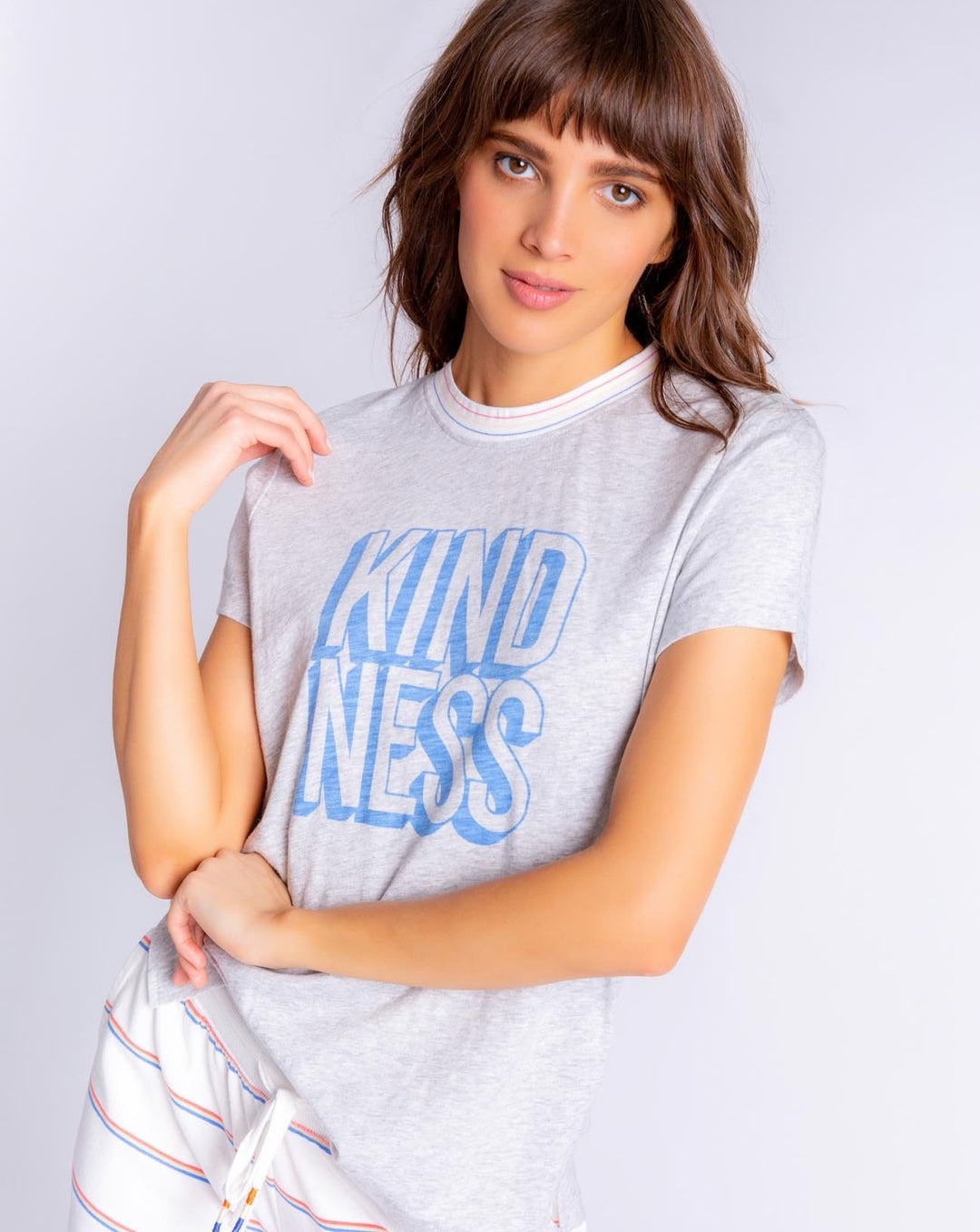 Kindness Rules Short Sleeve T-Shirt, Size L - Beestung Lingerie