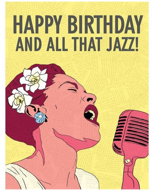 Greeting Card: Billie HB & All That Jazz