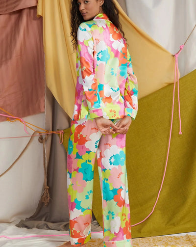 Popart Floral Washable Silk Pajama: BedHead x Trina Turk