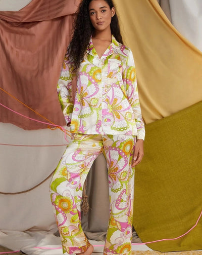 Bouvier Botanical Washable Silk Pajama: BedHead x Trina Turk