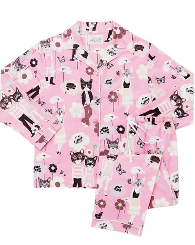 Hep Cat Flannel PJ Set: Size XS, L