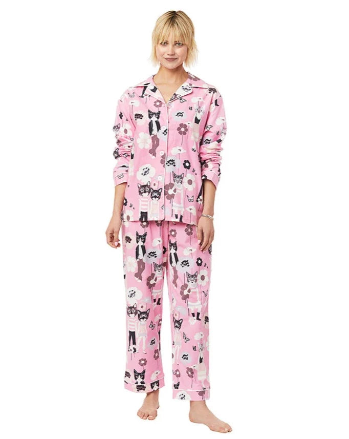 Hep Cat Flannel PJ Set: Size XS, L