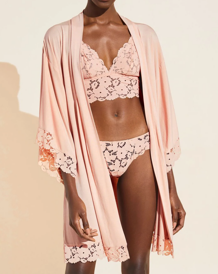 Naya Rose Cloud Mademoiselle Kimono Robe: Size M - Beestung Lingerie