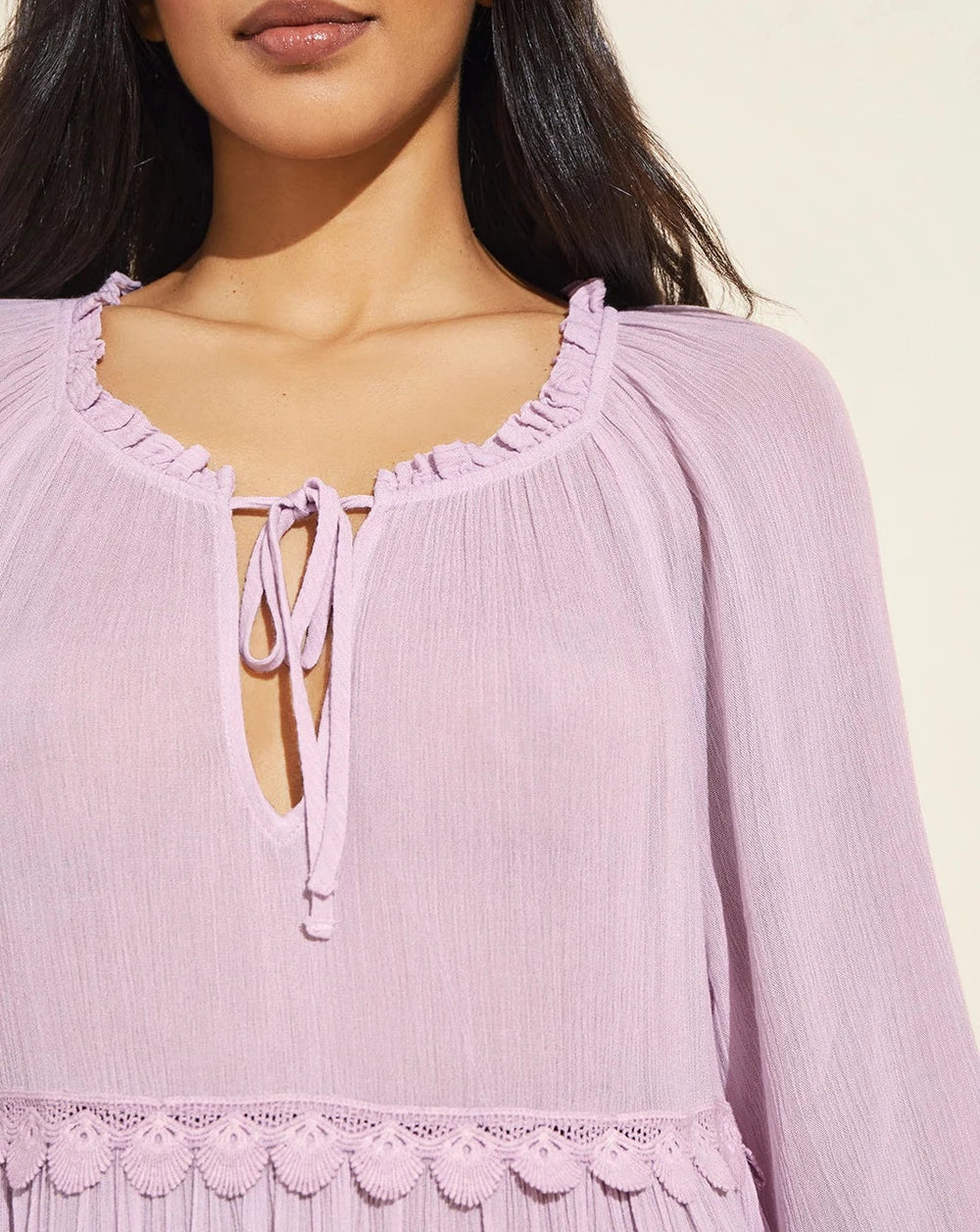 Summer Of Love Sofia Coverup Lilac - Beestung Lingerie