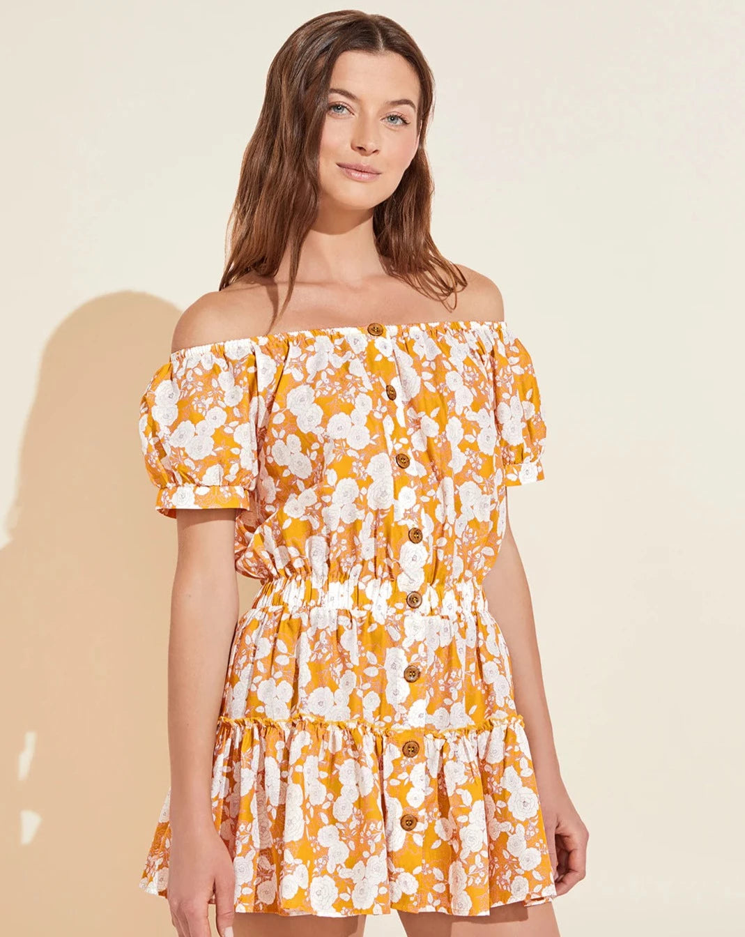 Retro Floral Cover-Up: Size S