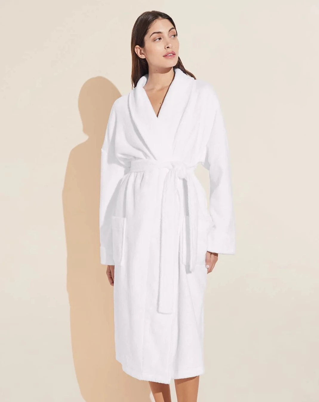 Soft Neutral Robe Terry Gender Neutral Long Robe | Beestung Lingerie