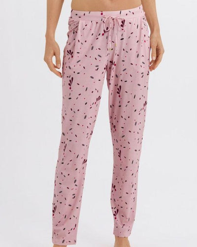 Sleep & Lounge Jersey Pajama Pant: Blithe Petals: Size S - Beestung Lingerie