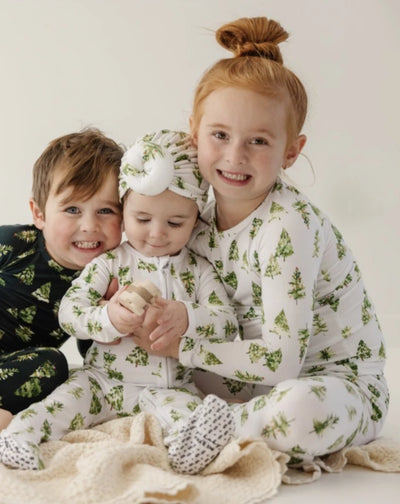 Family PJ Sets: Bamboo Christmas Tree Pajamas