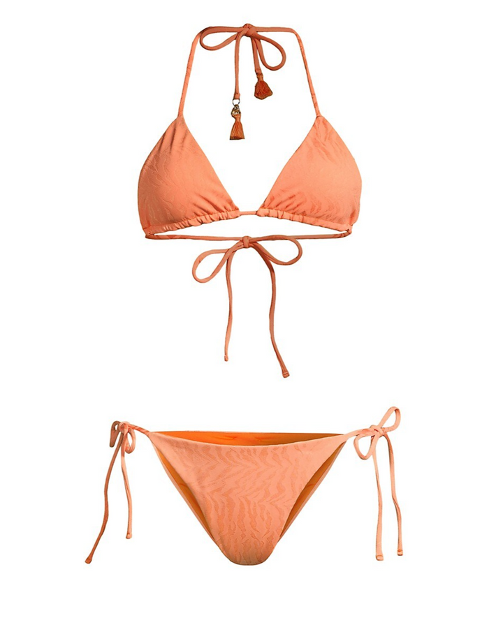 Ojal Tiger Triangle Bikini Set - Beestung Lingerie