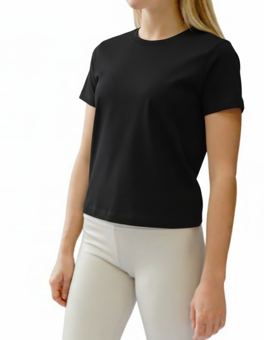 Organic Cotton Boxy Short Sleeve Tee - Beestung Lingerie