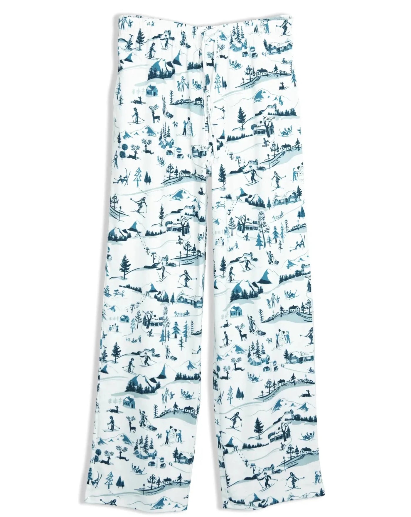 Family PJ Sets: Cotton Ski Toile Pajamas