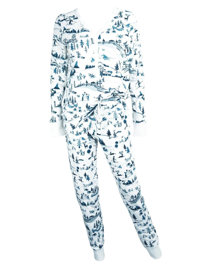 Family PJ Sets: Cotton Ski Toile Pajamas - Beestung Lingerie