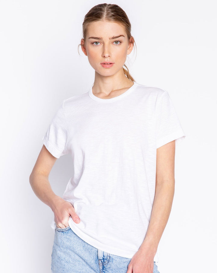 Back to Basics White Short Sleeve Top - Beestung Lingerie