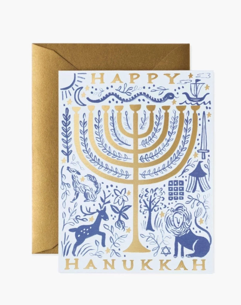 Twelve Tribes Menorah Card - Beestung Lingerie