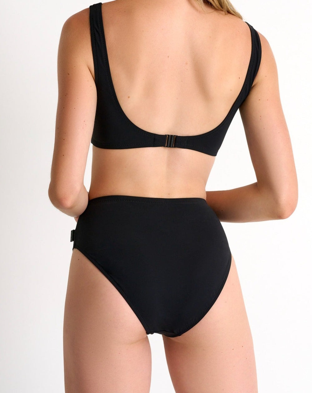 Classique High Waist Button Bikini Bottom - Beestung Lingerie