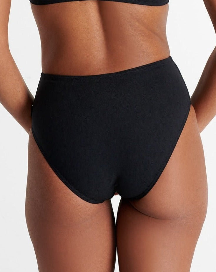 Intemporel High Waist Bikini Bottom - Beestung Lingerie