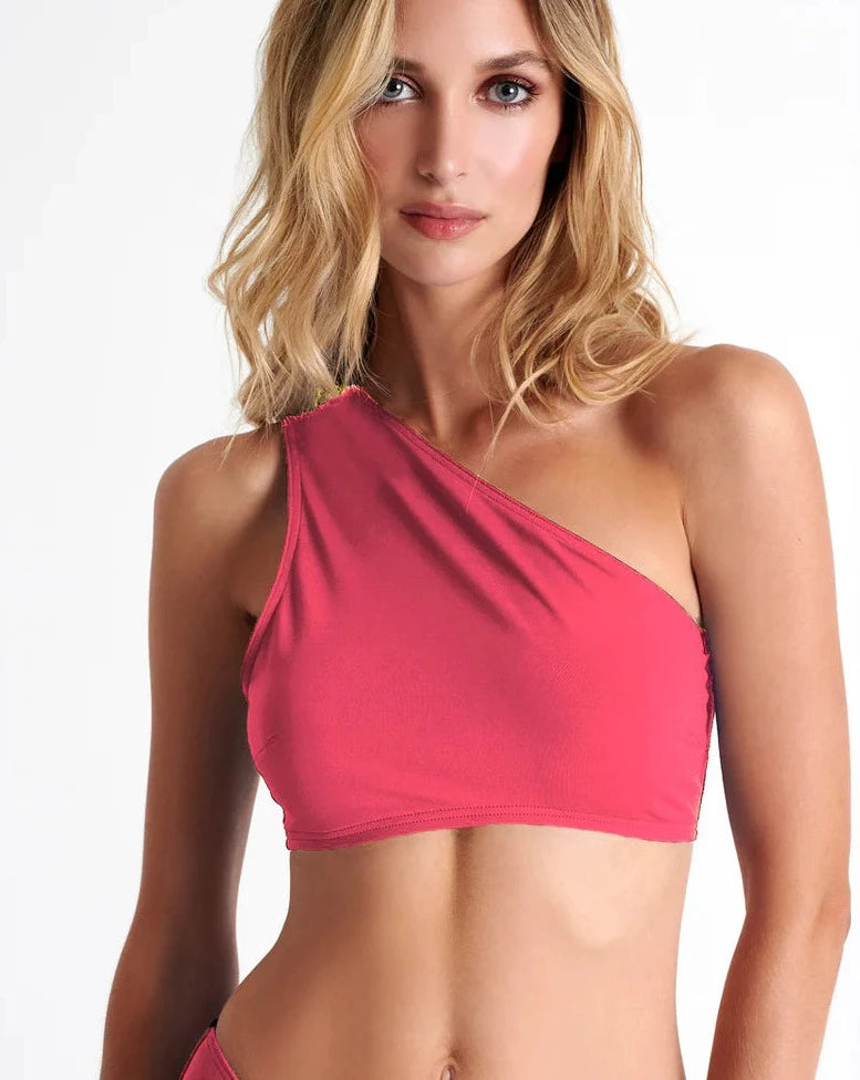 Intemporel One Shoulder Bikini Top: Size 6 (XS), 8 (S) - Beestung Lingerie